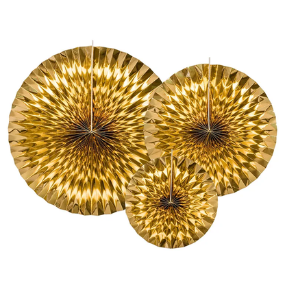 3 rosaces décoratives - Or