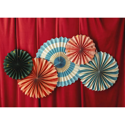 5 decoratieve rozetten - Circus
