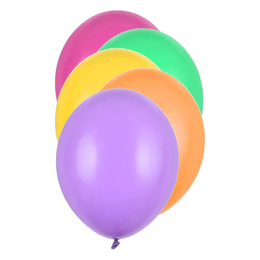 100 ballonnen - Ø 23cm - Pastel bont