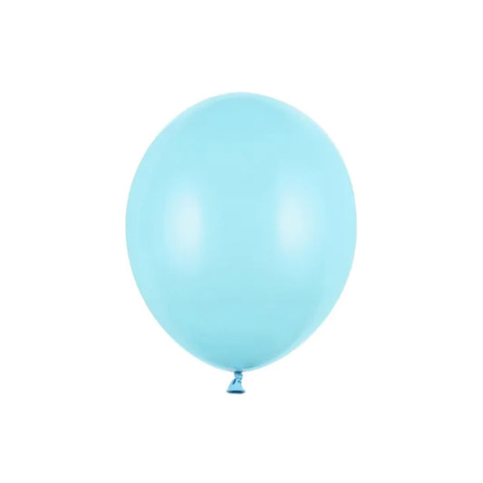100 ballonnen - Ø 23 cm - Pastel Lichtblauw