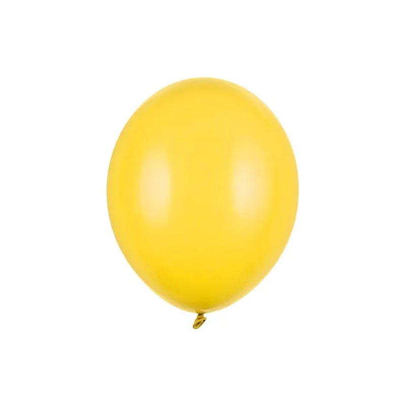 100 Ballons - Ø 23cm - Jaune miel pastel