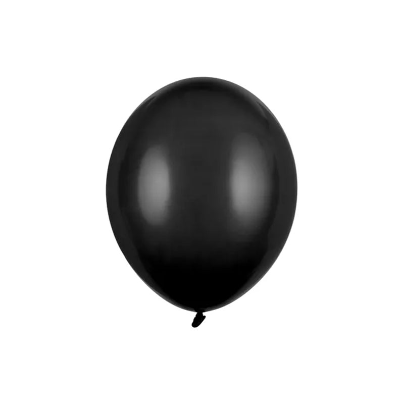 100 ballonnen - Ø 23cm - pastelzwart