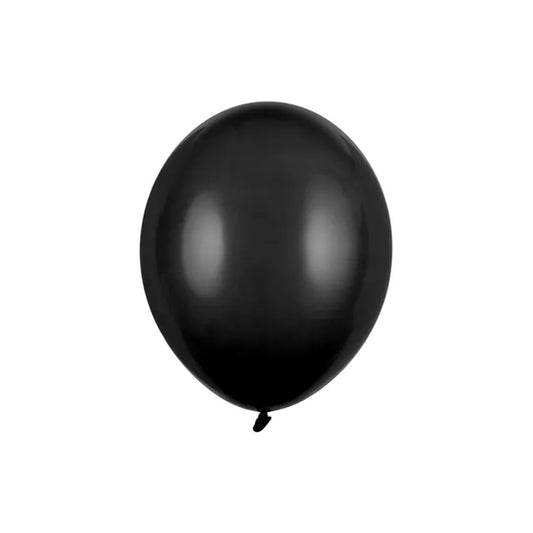 100 ballonnen - Ø 23cm - pastelzwart