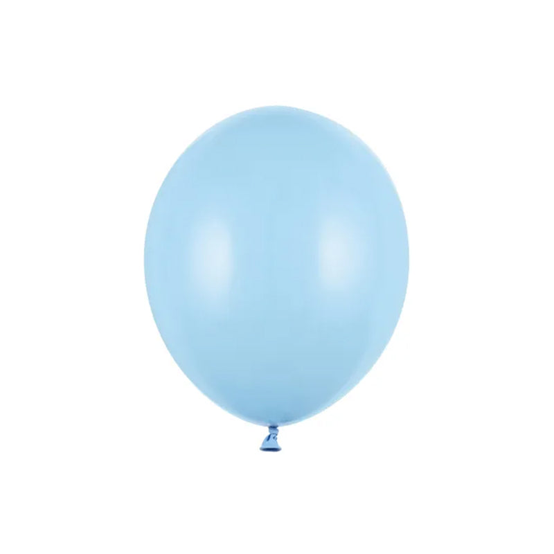 100 ballons de baudruche - Ø 23cm - Bleu bébé pastel