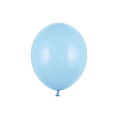 100 ballons de baudruche - Ø 23cm - Bleu bébé pastel