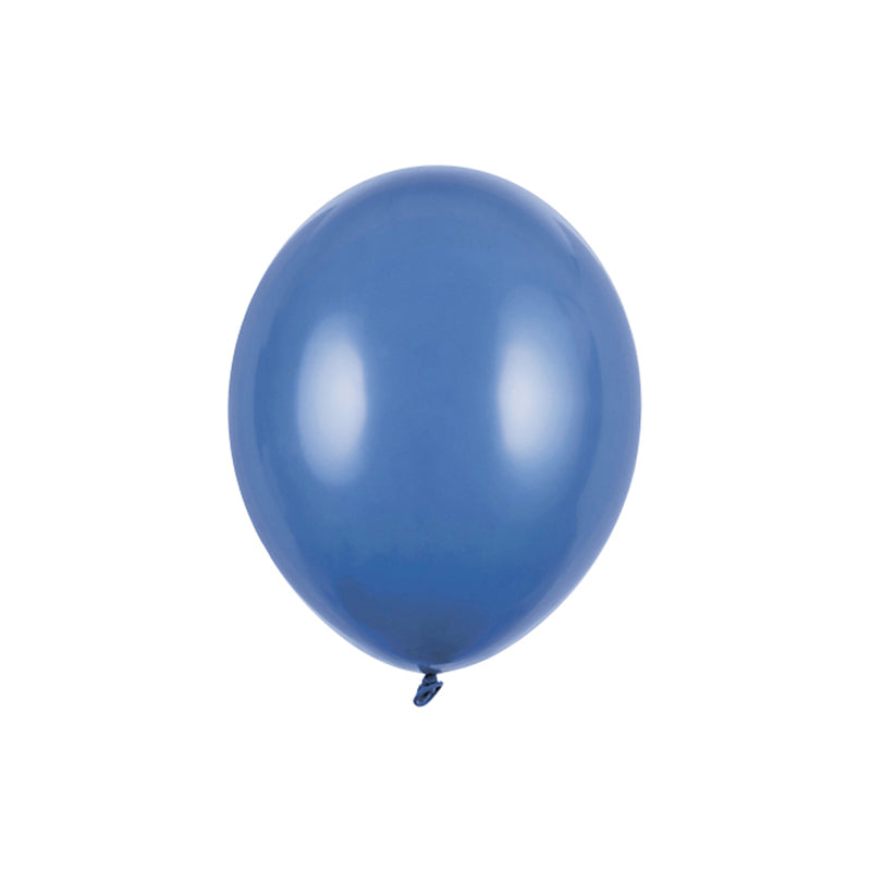 100 ballons de baudruche - Ø 23cm - Bleu Marine Pastel