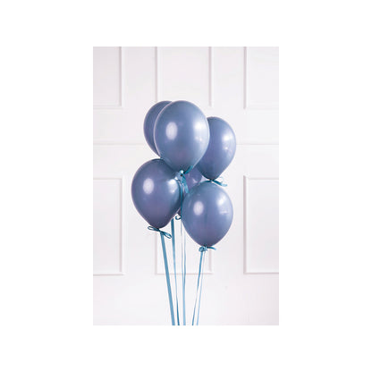 100 ballons de baudruche - Ø 23cm - Bleu Marine Pastel