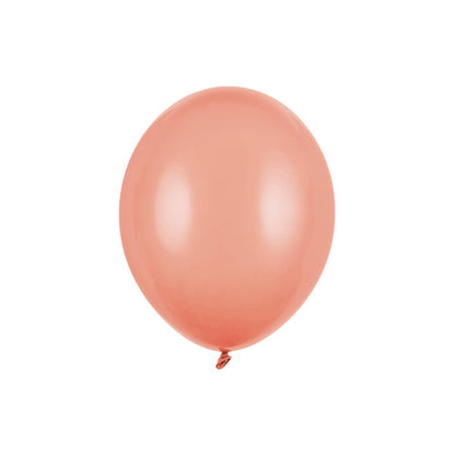 100 ballonnen - Ø 23 cm - Pastel Perzik