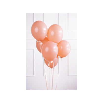 100 ballonnen - Ø 23 cm - Pastel Perzik