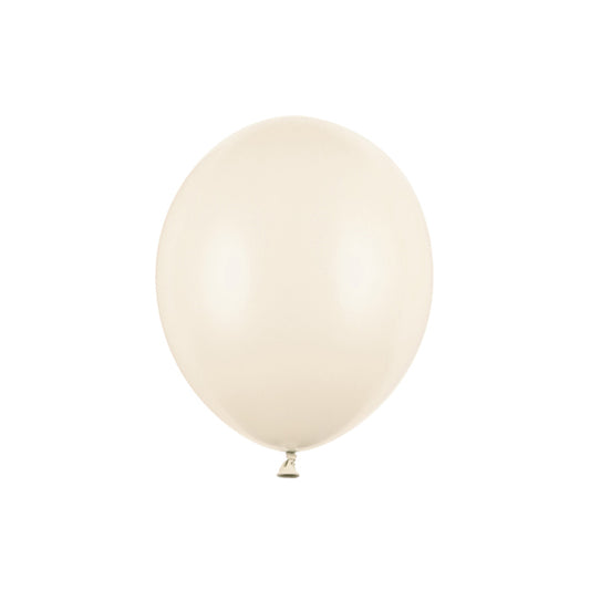 100 ballonnen - Ø 23 cm - Pastel licht nude