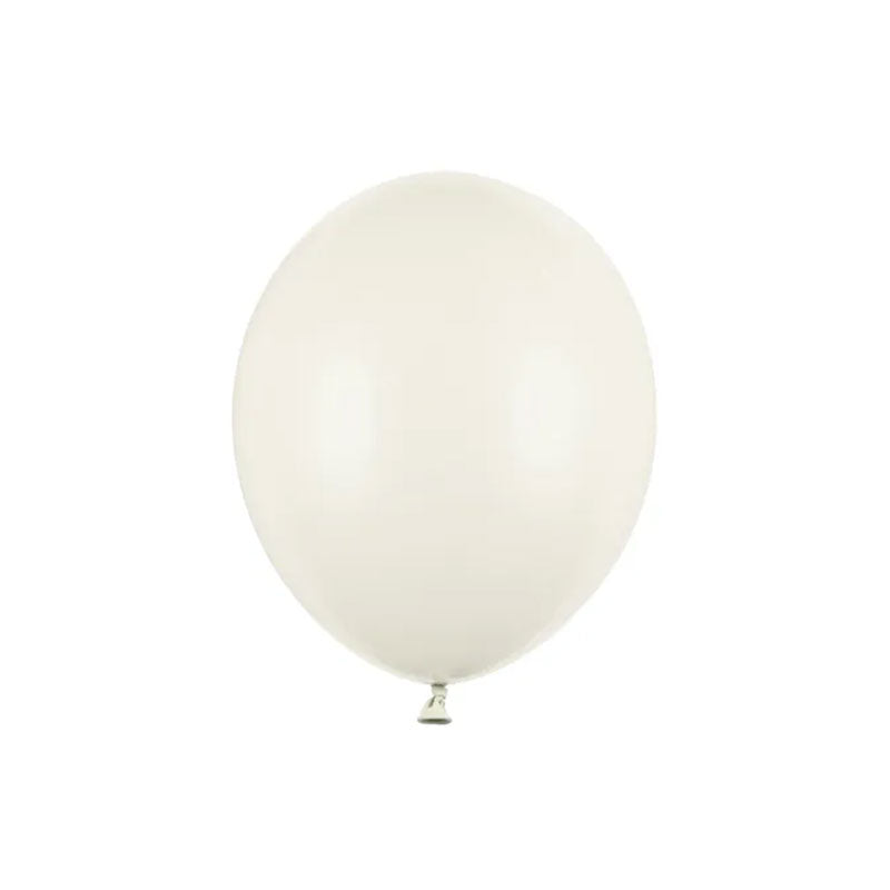 100 Ballonnen - Ø 23cm - Pastel Licht Crème