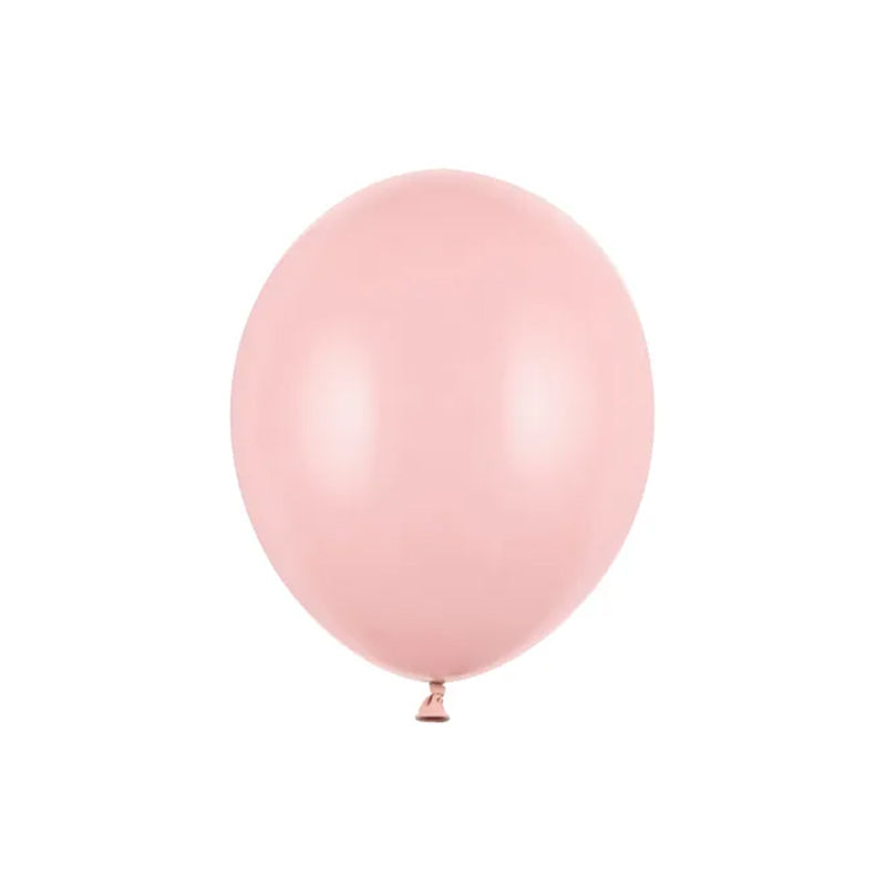 100 ballonnen - Ø 23cm - pastel lichtroze