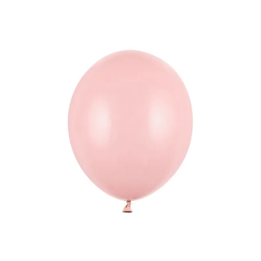 100 ballonnen - Ø 23cm - pastel lichtroze