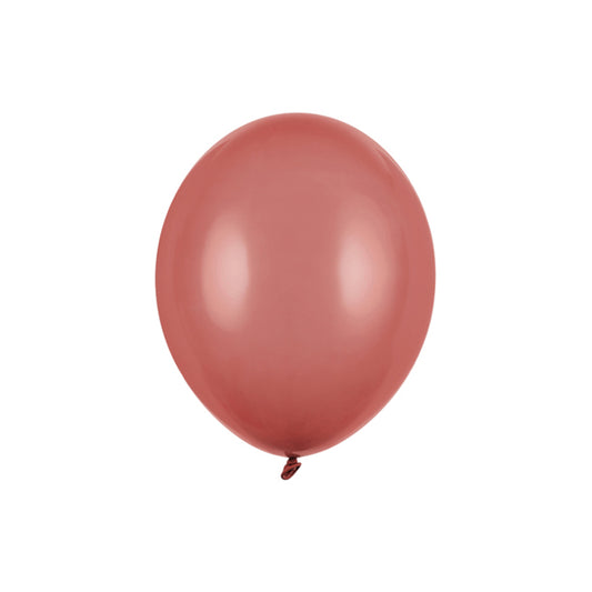 100 ballonnen - Ø 23 cm - Pastel bordeaux