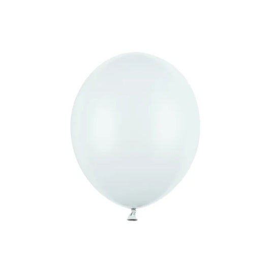 100 ballonnen - Ø 23cm - pastel licht misty blue