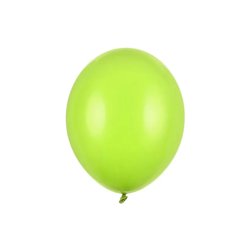 100 ballons de baudruche – Ø 23cm – Vert citron pastel