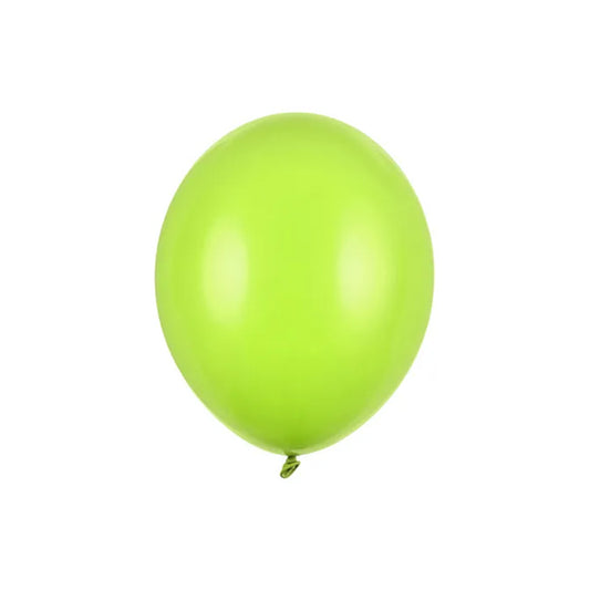 100 ballonnen - Ø 23cm - pastel limoengroen