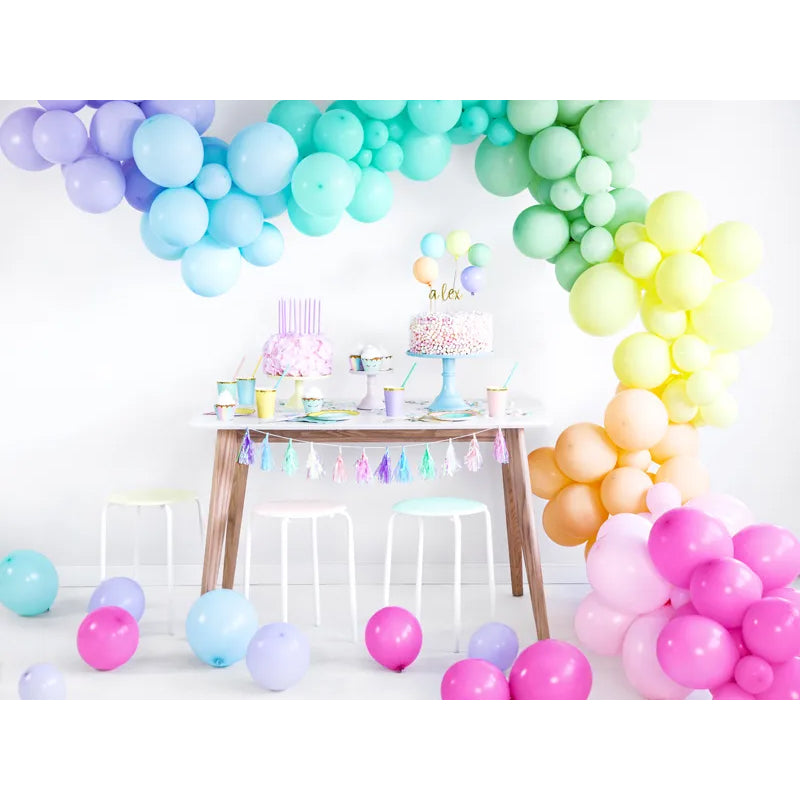 100 ballonnen - Ø 23 cm - Pastel licht mint