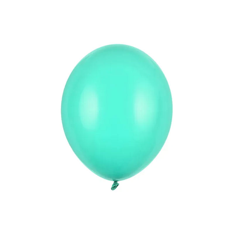 100 ballons de baudruche - Ø 23cm - Vert menthe pastel