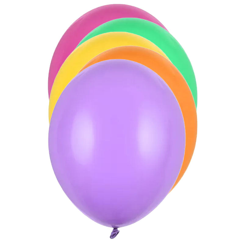 10 ballons - Ø 27cm - Mélange pastel