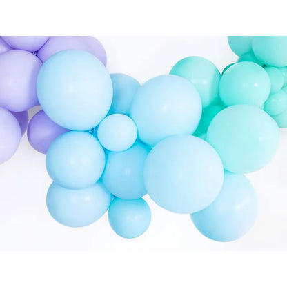 10 ballons de baudruche - Ø 27cm - Bleu clair pastel
