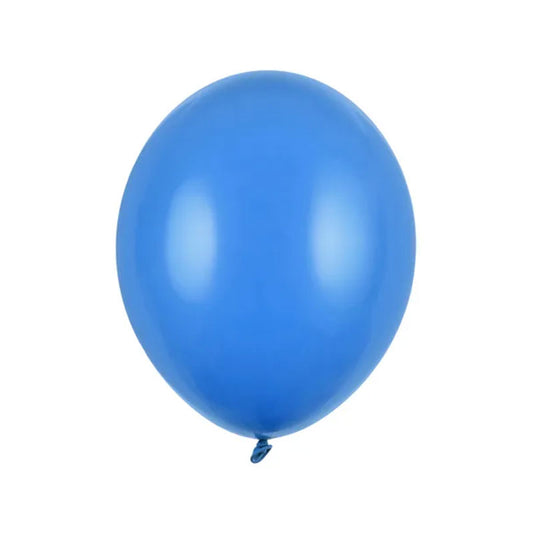 100 ballonnen - Ø 27cm - Pastel Korenbloem Blauw