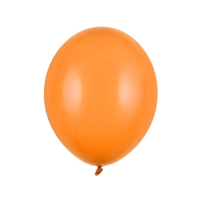 100 ballonnen - Ø 27cm - Pastel Mandarijn Oranje