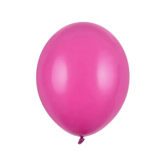 50 ballons de baudruche - Ø 27cm - Rose vif pastel