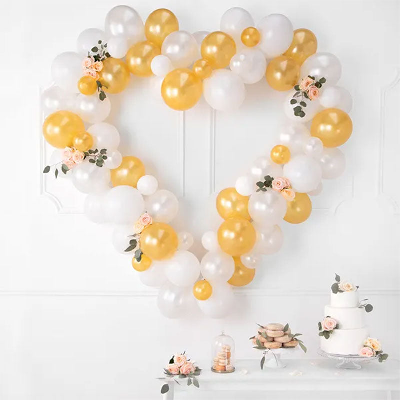 10 ballonnen - Ø 27cm - Pastel Pure White