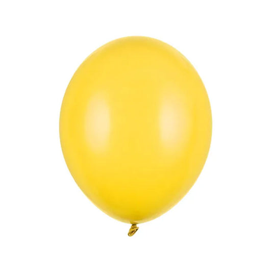 50 Ballons - Ø 27cm - Jaune Miel Pastel