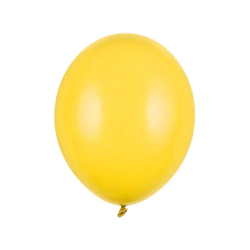 100 ballonnen - Ø 27cm - Pastel Honey Yellow