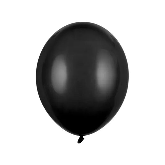 50 ballons de baudruche - Ø 27cm - Noir pastel