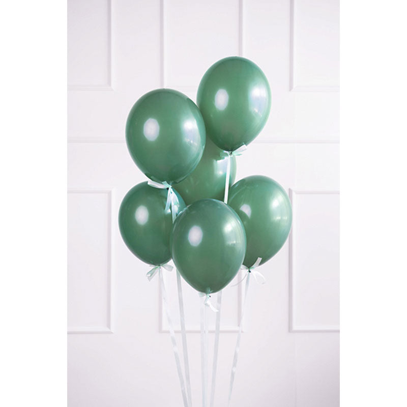 50 ballonnen - Ø 27 cm - Pastel flesgroen