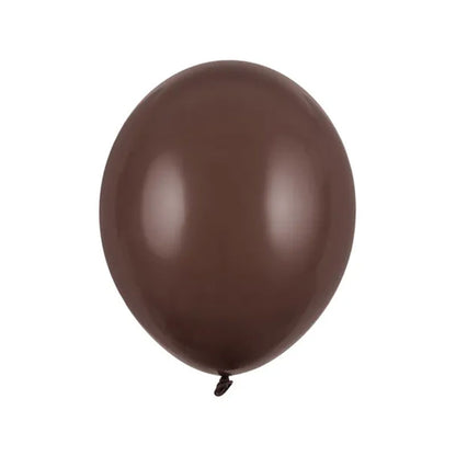 100 ballonnen - Ø 27cm - Pastel Cacaobruin