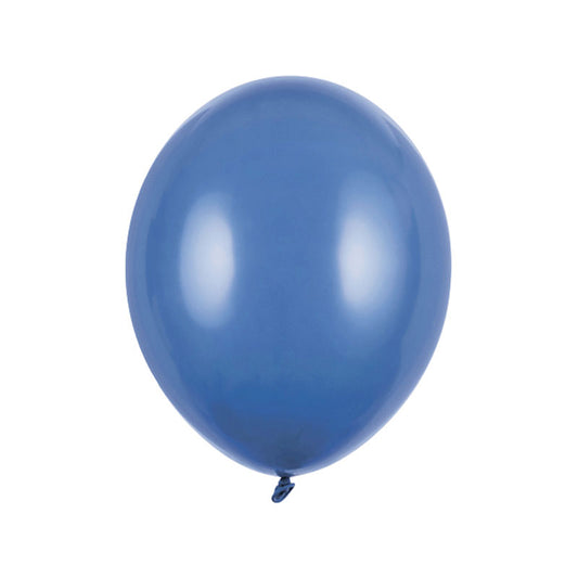 10 Ballonnen - Ø 27cm - Pastel Navy Blauw