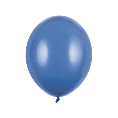 50 ballonnen - Ø 27 cm - Pastel Marineblauw