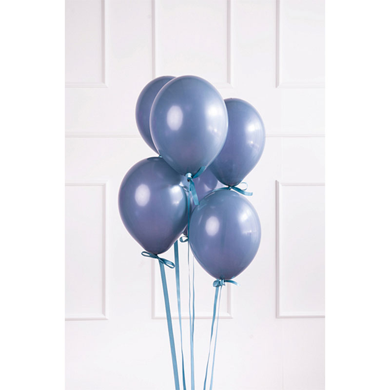 50 ballonnen - Ø 27 cm - Pastel Marineblauw
