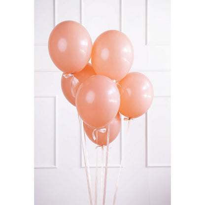 50 ballonnen - Ø 27cm - Pastel Peach