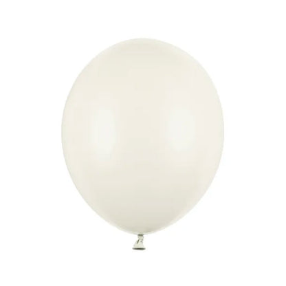 50 ballons de baudruche - Ø 27cm - Crème clair pastel