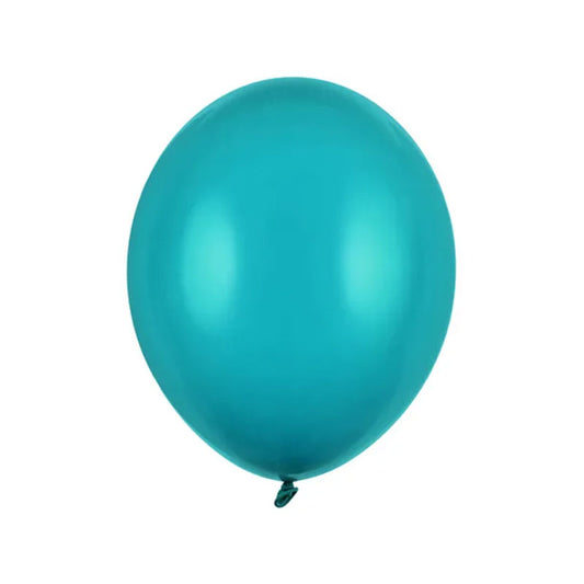100 ballons de baudruche - Ø 27cm - Bleu lagon pastel