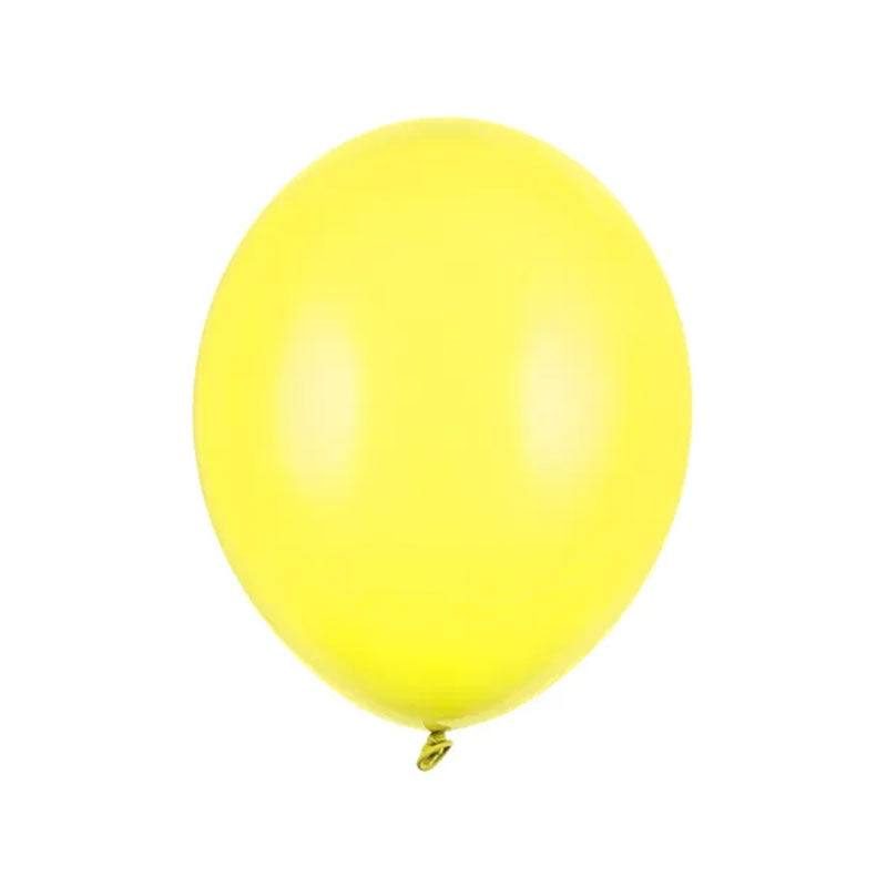 50 ballons - Ø 27cm - Citron pastel