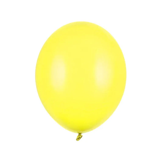 50 ballons - Ø 27cm - Citron pastel