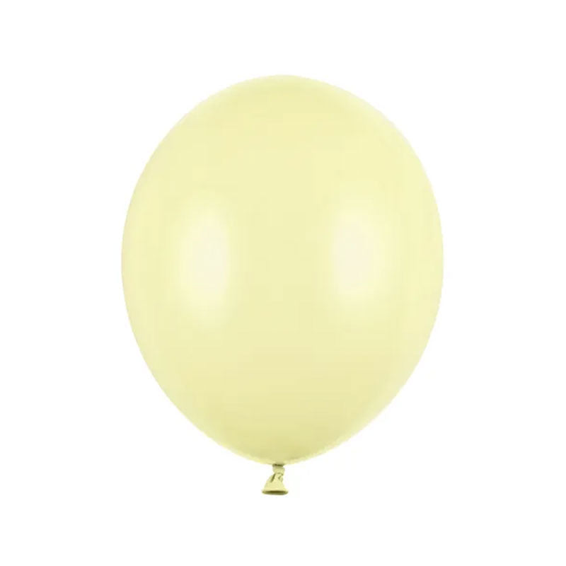 10 ballonnen - Ø 27cm - Pastel Lichtgeel