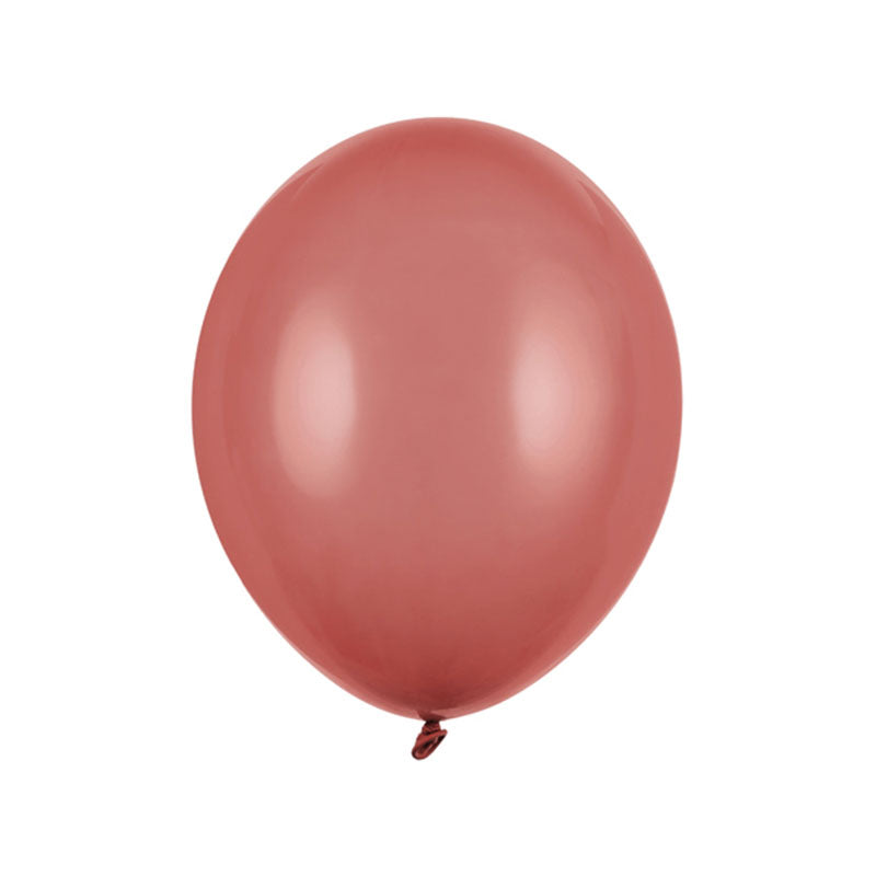 100 ballonnen - Ø 27cm - Pastel bordeaux