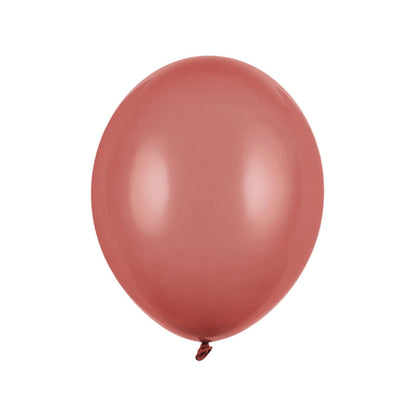 100 ballonnen - Ø 27cm - Pastel bordeaux