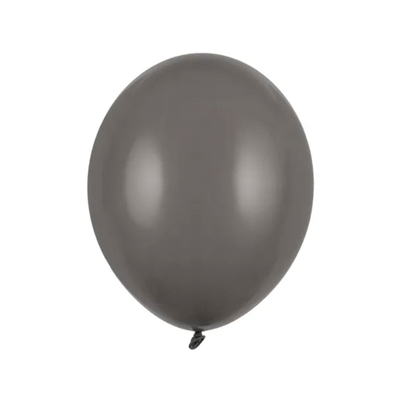 50 ballons - Ø 27cm - Gris pastel