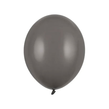 50 ballons - Ø 27cm - Gris pastel