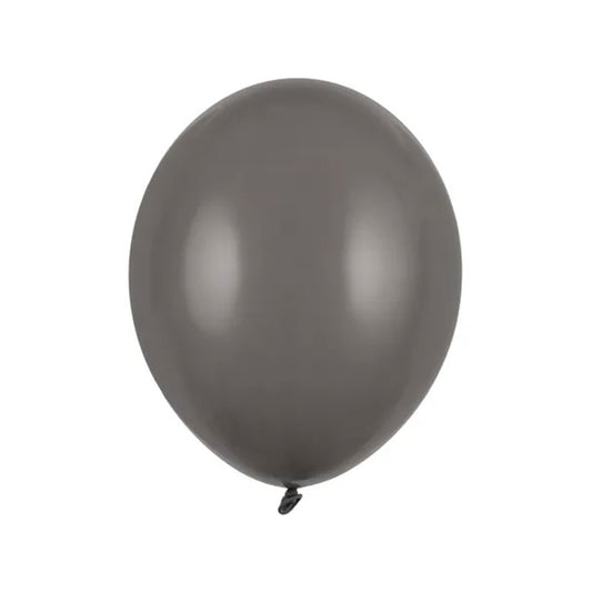 50 ballons - Ø 27cm - Gris pastel