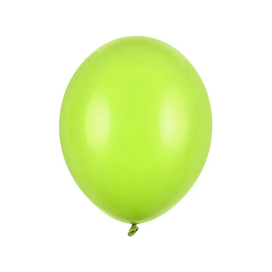 10 ballons de baudruche - Ø 27cm - Vert citron pastel
