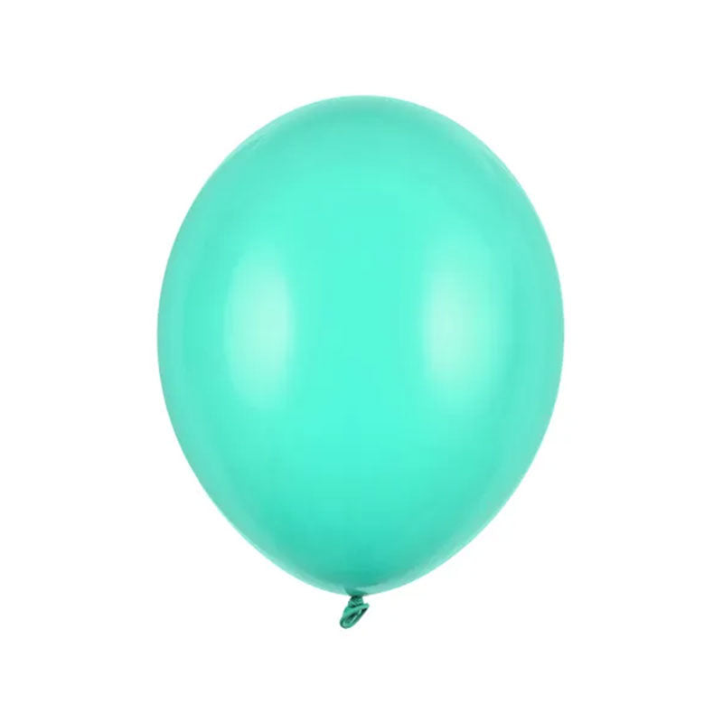10 Ballons - Ø 27cm - Vert Menthe Pastel